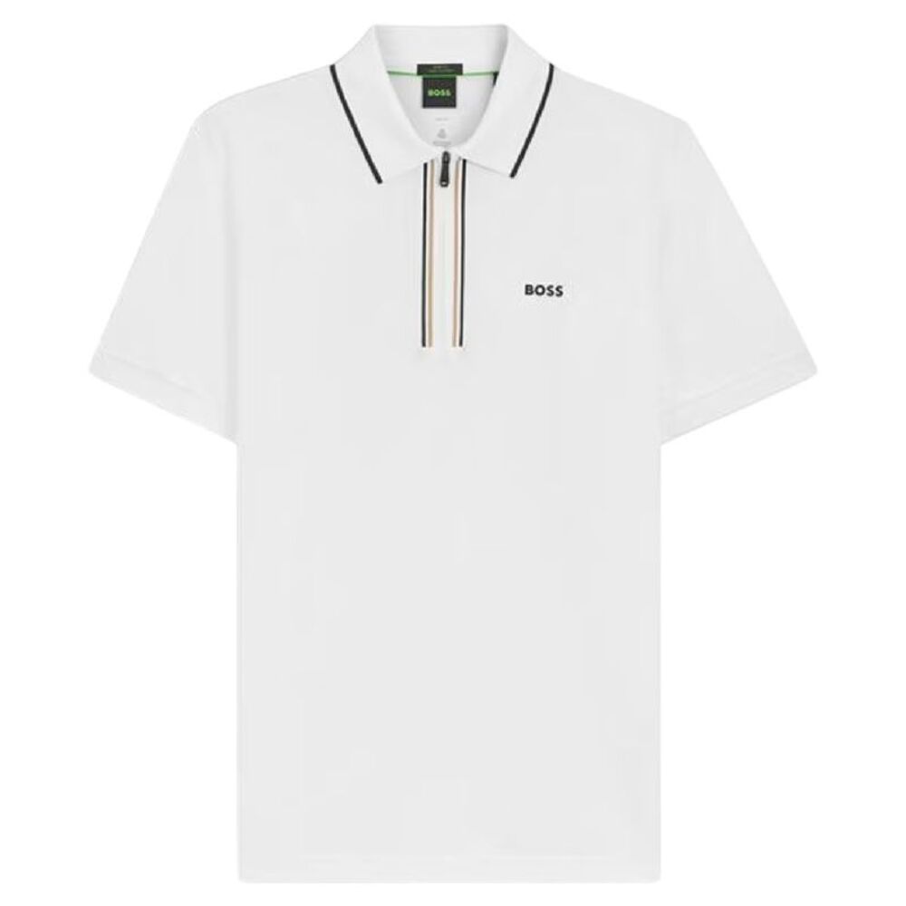 Boss Mens Philix GOC Polo Shirt / White